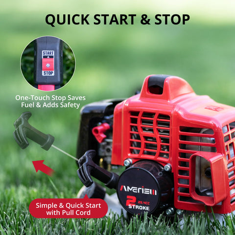 AMERISUN 16-inch cutting path in action for wide coverage.