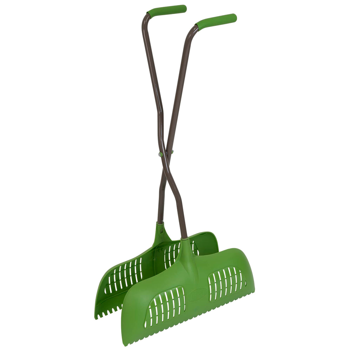 AMES Leaf Grabber Rake with Long Handle extends reach for easy yard cleanup