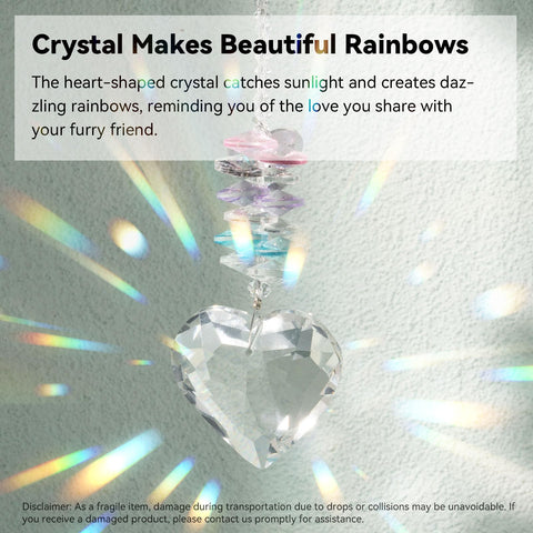 AMETHUARTZ paw charm in radiant spectrum details