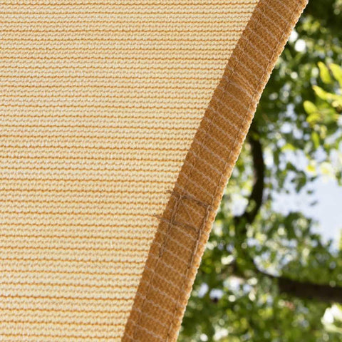Amgo custom-fit straight-edge shade sail option visuals