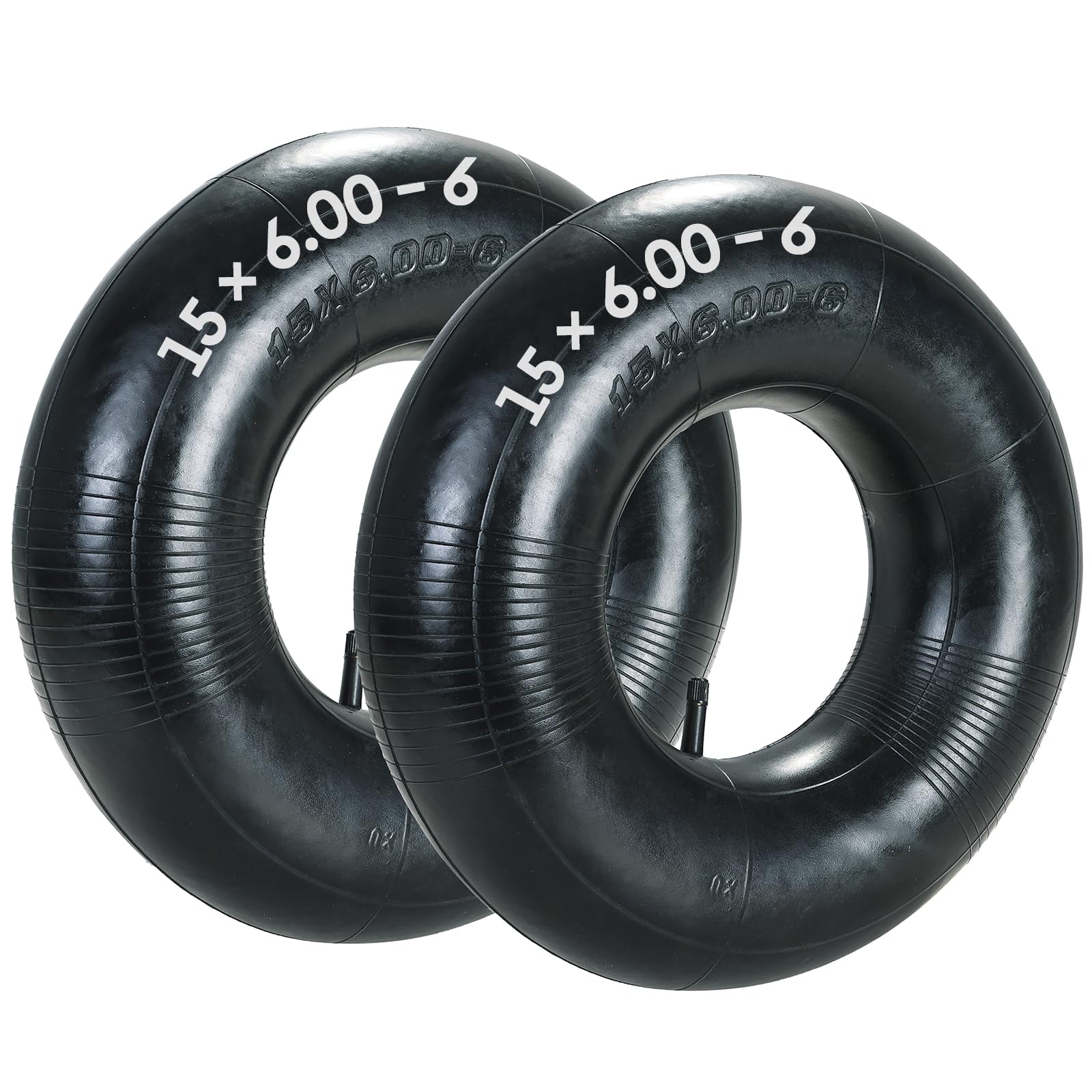 AMGSH 2-pack inner tubes with TR-13 valve side view for quick inflation on lawn equipment