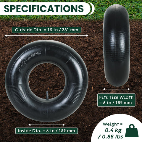 AMGSH heavy-duty inner tube close-up showing durable rubber for rugged outdoor use