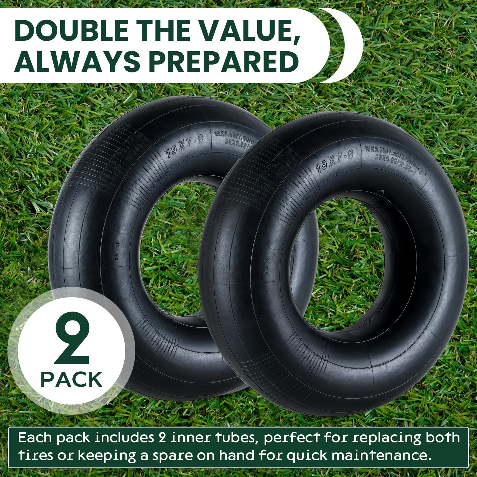 AMGSH reinforced leak resistance inner tube reduces punctures and air loss.