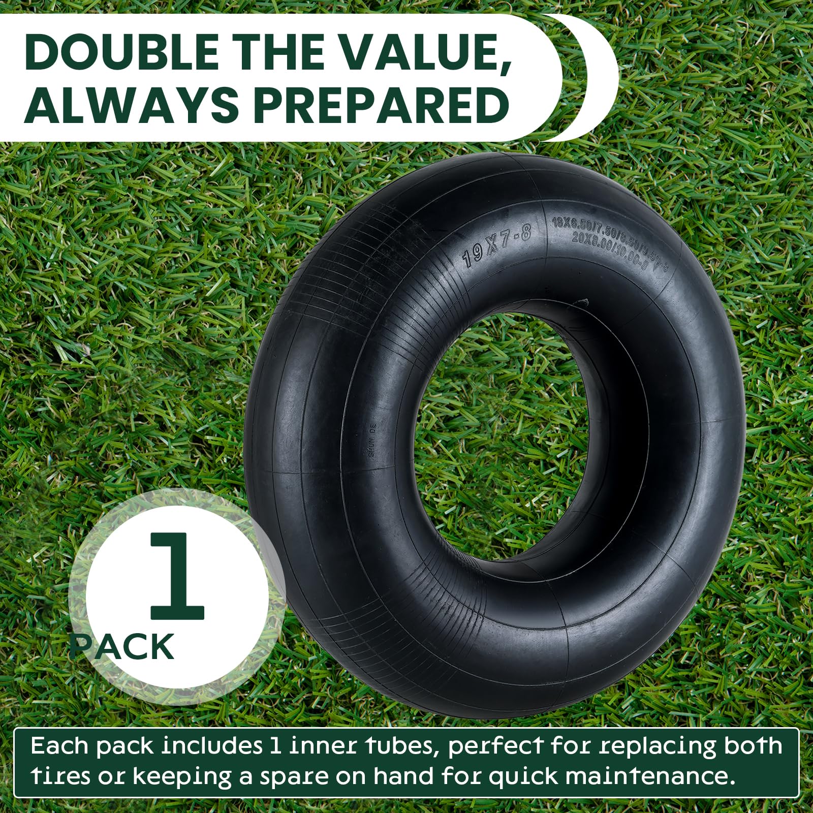 AMGSH inner tube for 18x9-50-8 tires resists punctures and leaks.