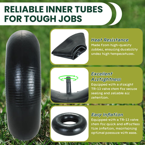 AMGSH yard-tractor inner tube inflation-ready image on 15x6-6 wheels