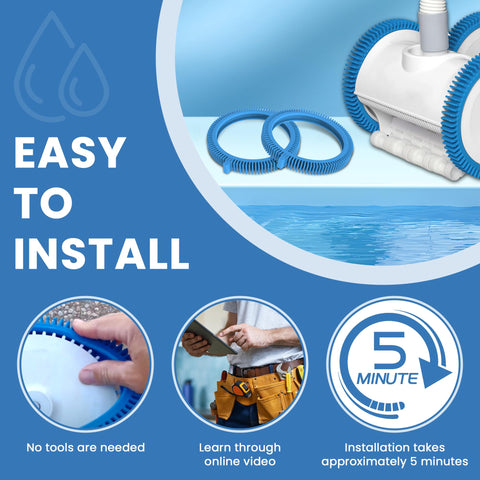 AMI PARTS 6-inch inner and 7.5-inch outer dimensions fit compatible cleaners securely.