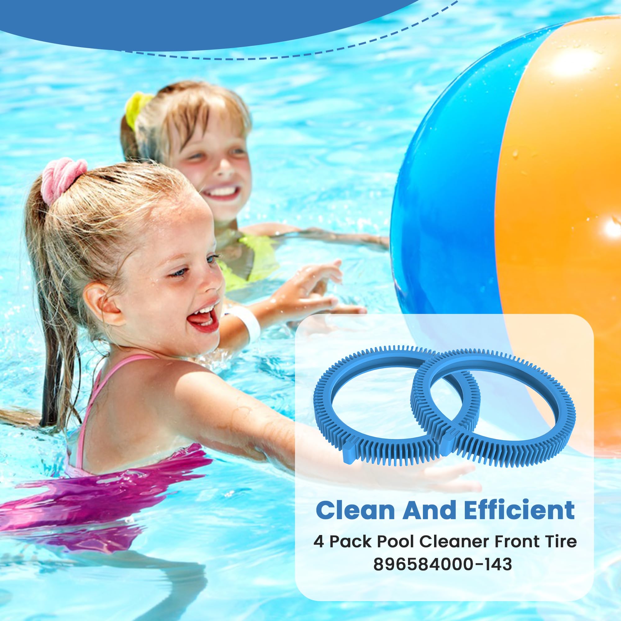 AMI PARTS front tire with super humps reduces clogging and hang-ups.