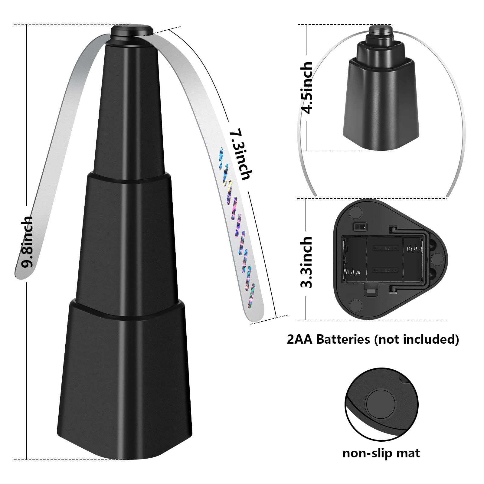 AMIAEDU portable noiseless fly fan delivers quiet, bug-free meals.
