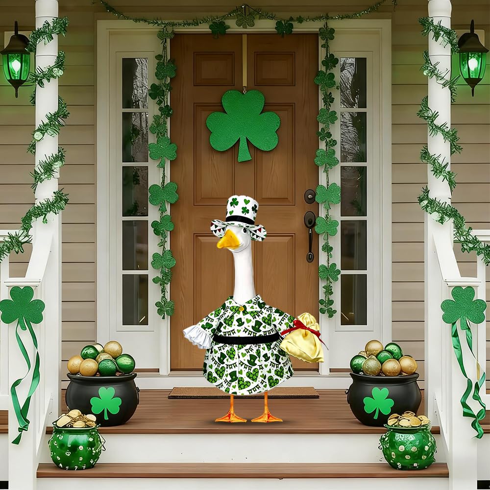 amiatalo porch display goose decor elevates outdoor yard decoration