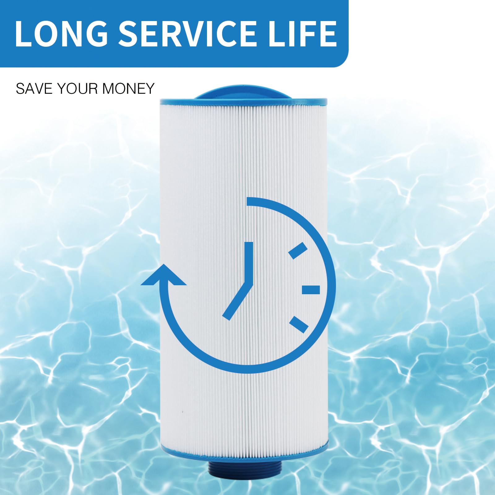 Amibron filter design supports long service life with proper maintenance.