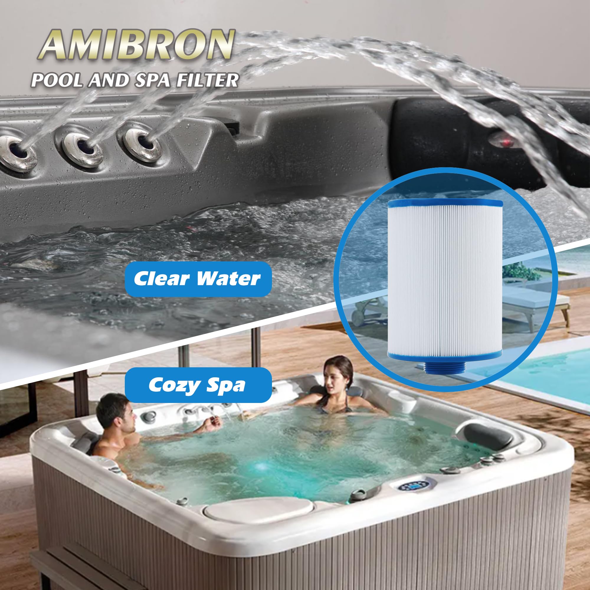 AmiBron filter packaging and brand presentation communicates quality.