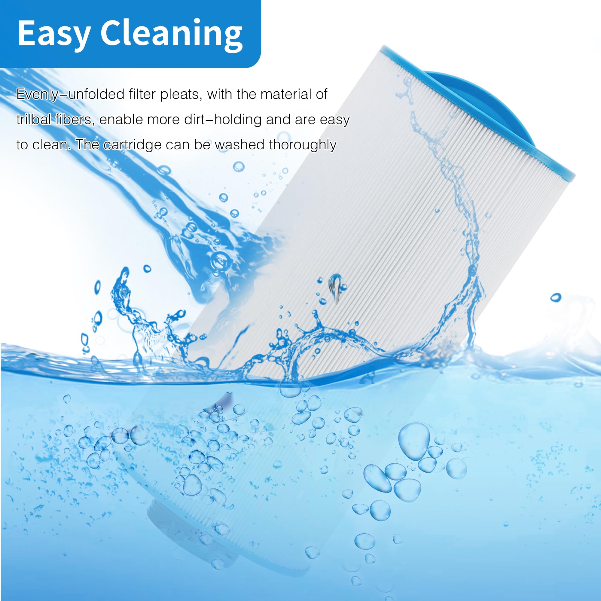 Amibron Trilobal fabric close-up demonstrates easy impurity release during cleaning.