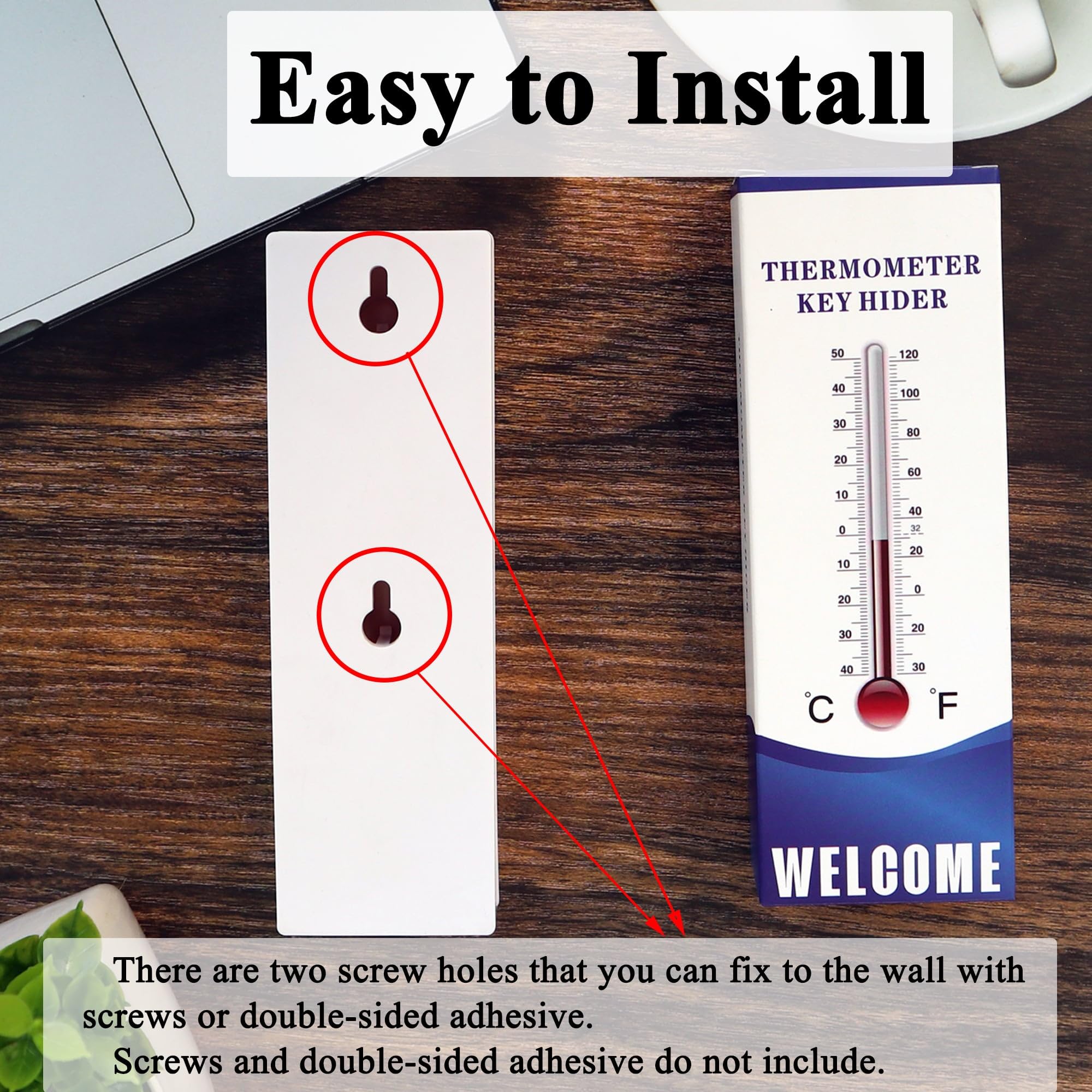 Amikdis thermometer key hider geocaching use for outdoor treasure hunts.