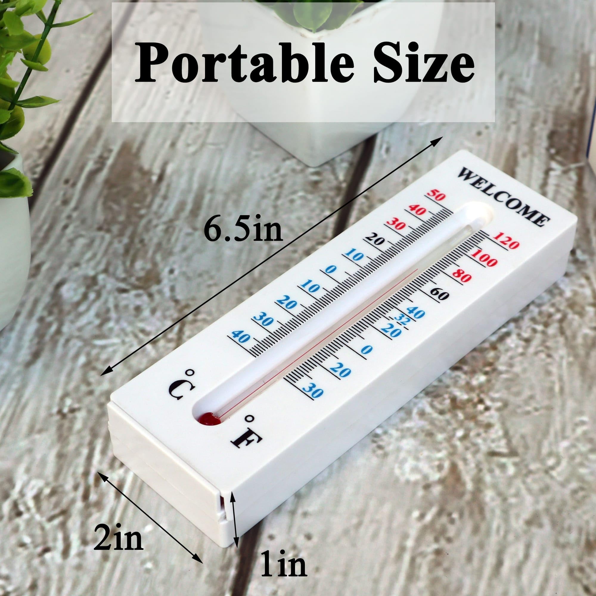 Amikdis thermometer key hider hidden compartment open for spare keys.