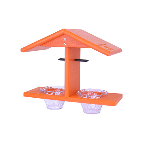 AmishToyBox Oriole feeder Shipshewana craftsmanship adds rustic charm.