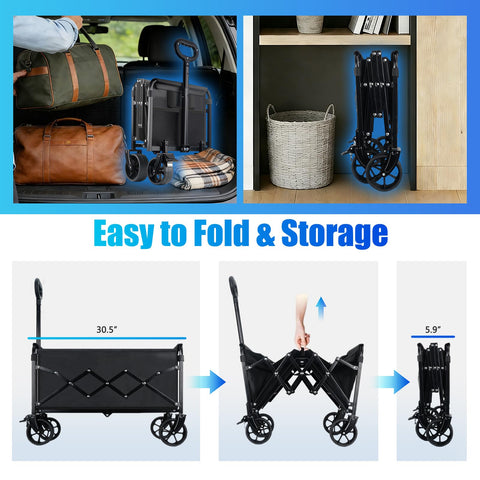 Amkurozo wagon 600D Oxford fabric delivers durability and water resistance.