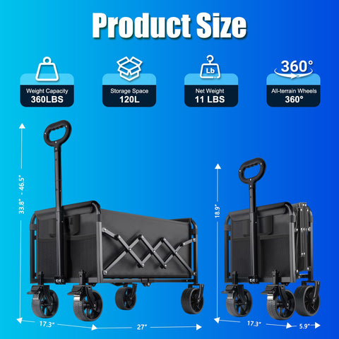 Amkurozo wagon with all-terrain wheels glides smoothly over sand and grass.