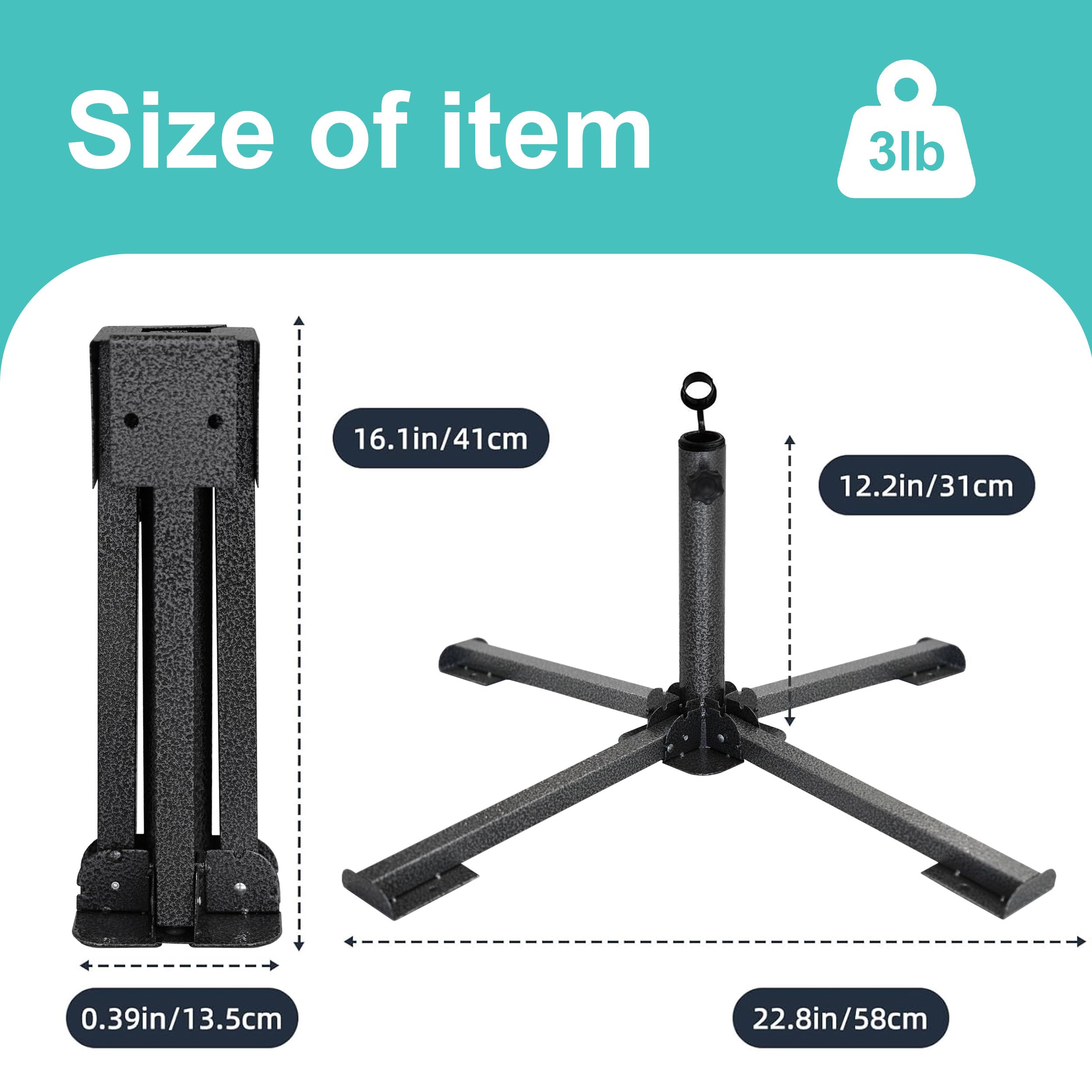 Versatile for advertising umbrellas, wedding arches, or flagpoles.