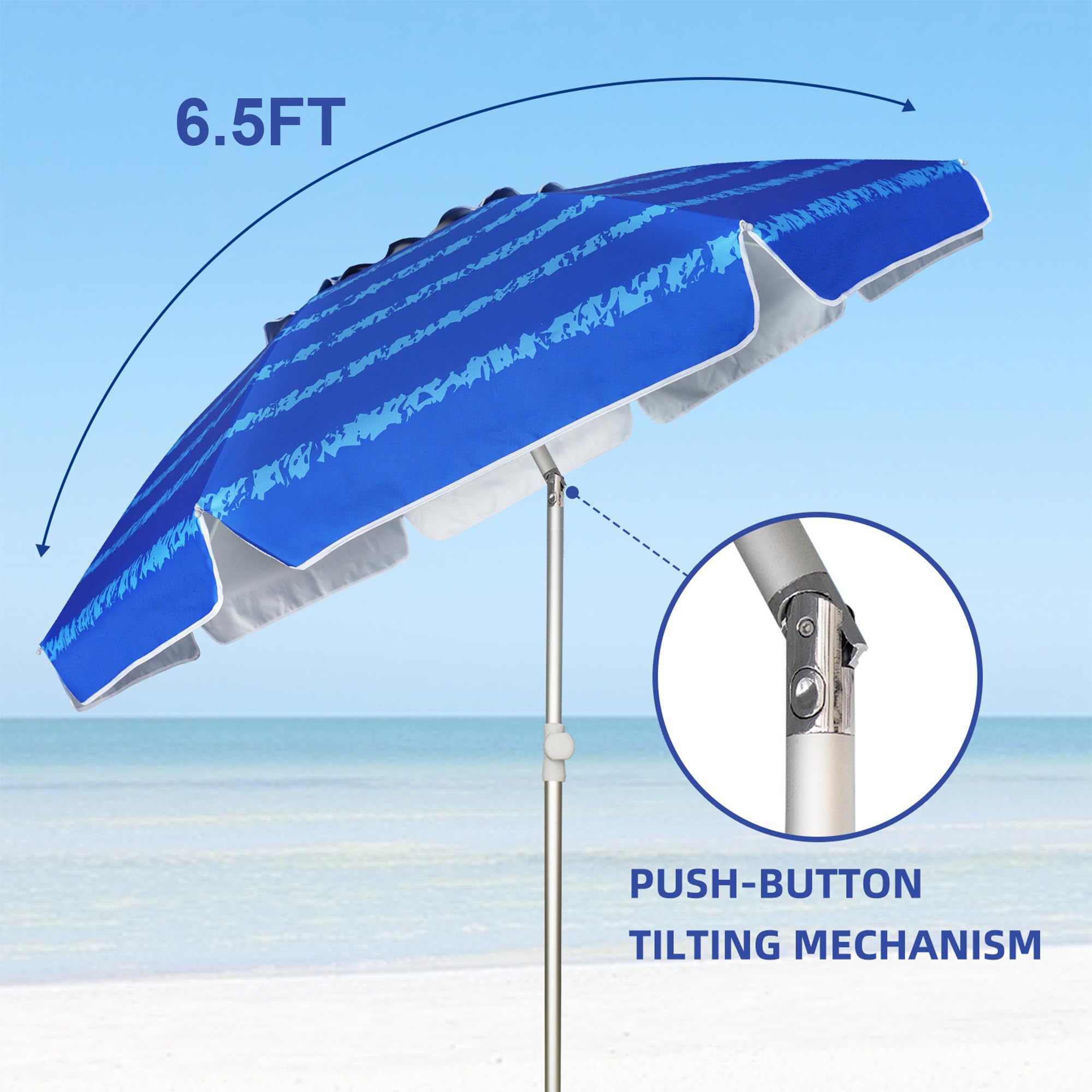 AMMSUN carry bag for easy portability and storage of the umbrella.