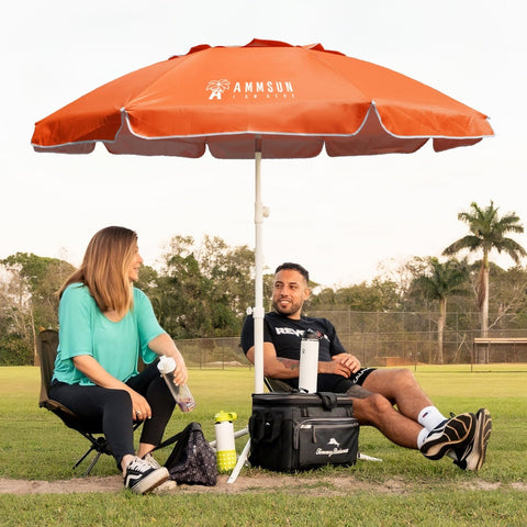 AMMSUN built-in cup holders keep drinks within reach