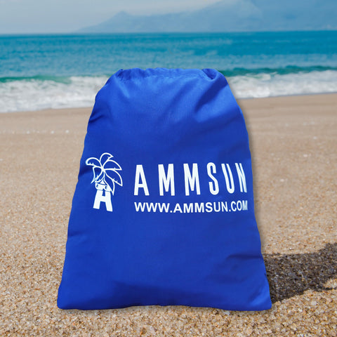 AMMSUN easy-attach system simplifies securing your umbrella setup.