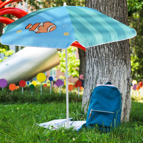 AMMSUN easy-push-up-opening allows adults to deploy the shade quickly