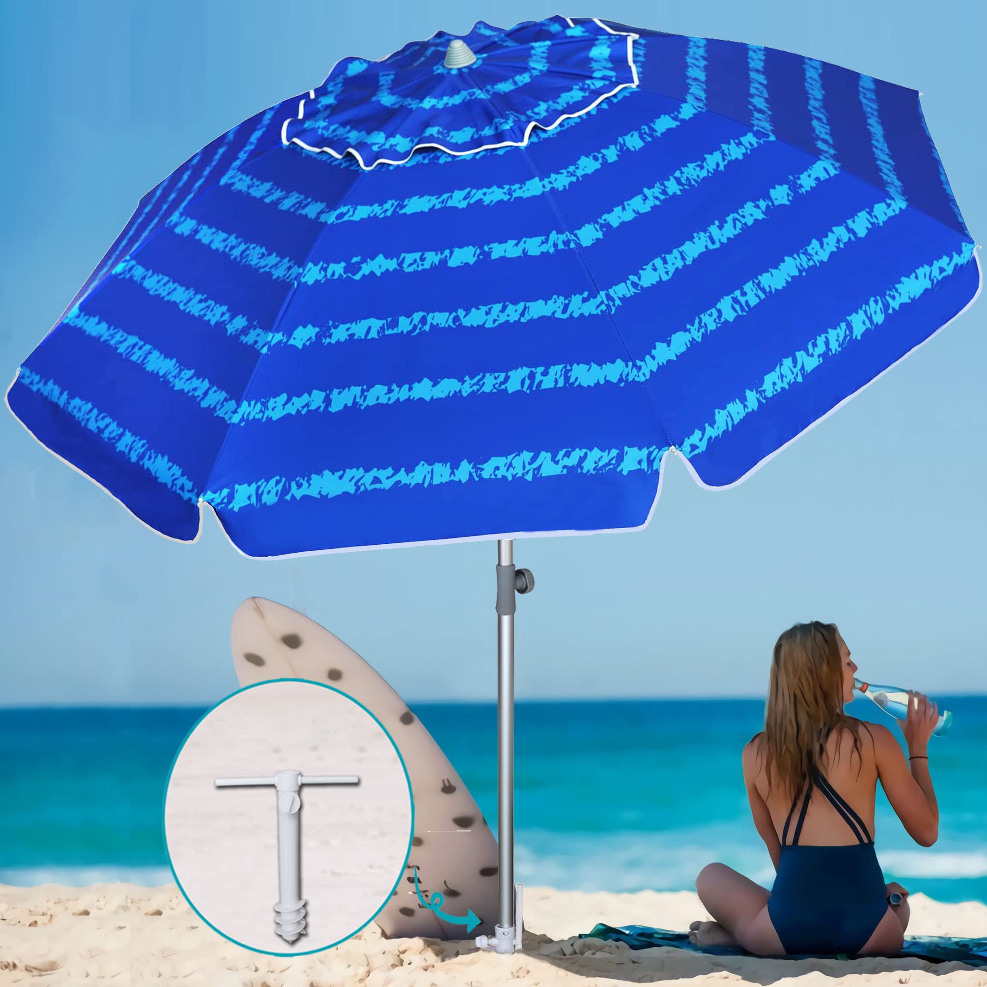 AMMSUN quick setup and fold-and-go design for on-the-go shade
