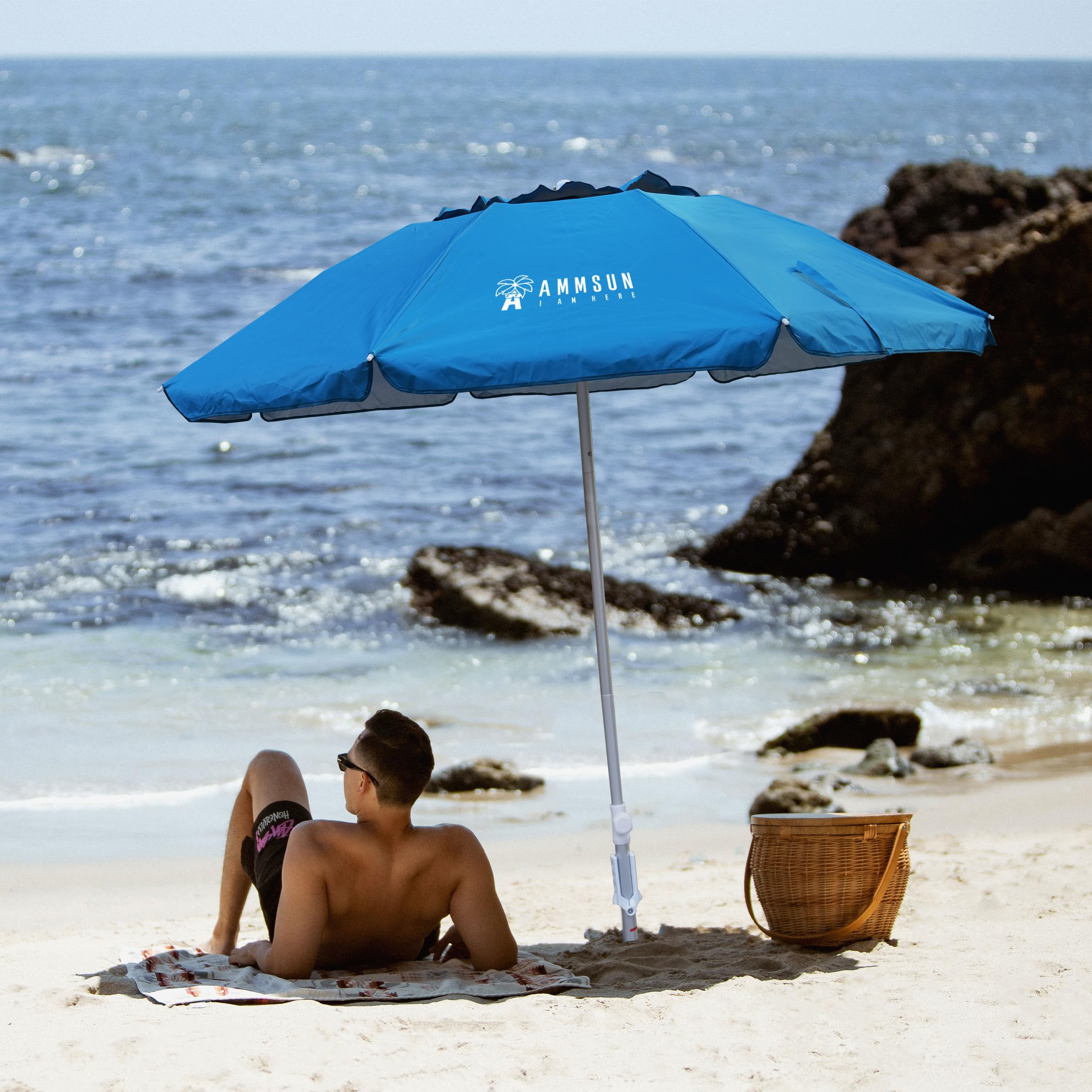 AMMSUN folded size fits large suitcases for easy travel.