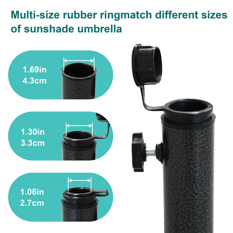 Foldable four-leg design by AMMSUN base saves space and eases transport.