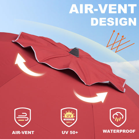 AMMSUN UV-protective fabric blocks strong rays for outdoor lounging