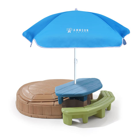 AMMSUN kids outdoor play shade supports comfortable sunny-day activities.