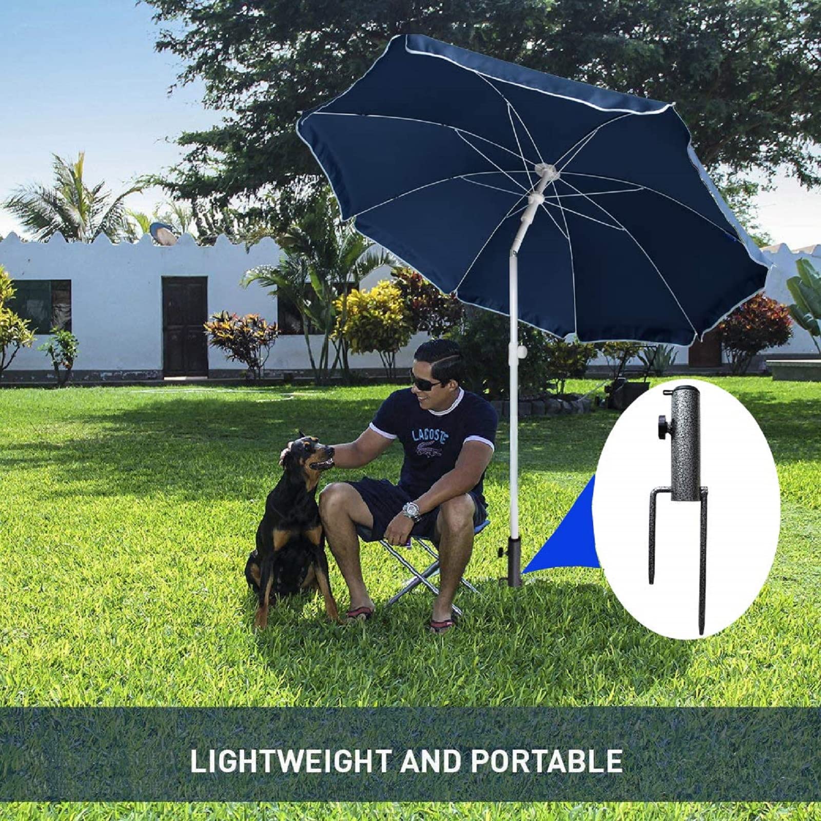 AMMSUN outdoor-uses-flagstick showcases versatile outdoor setup