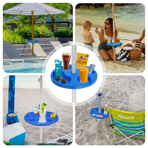 AMMSUN pole adapter-secure fit works with umbrellas from 0.98-1.5 inch diameter.