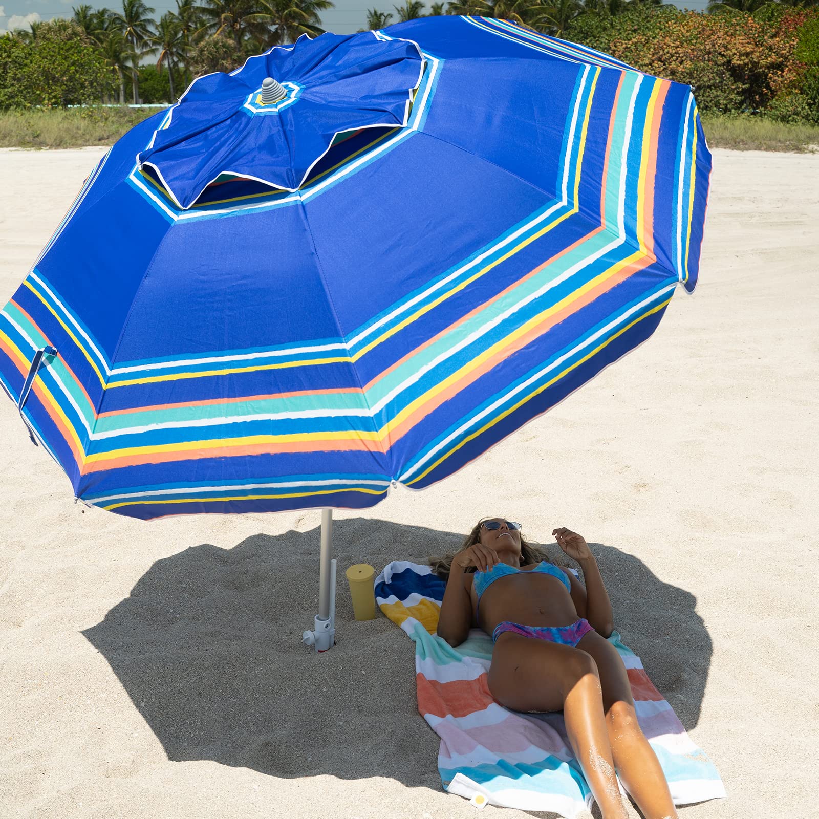 AMMSUN portable carry bag with built-in sand anchor for easy transport