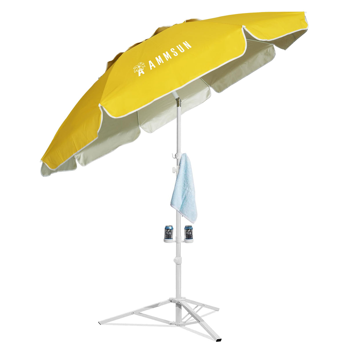 AMMSUN Shade Umbrella tilt feature enables precise sun protection throughout the day.
