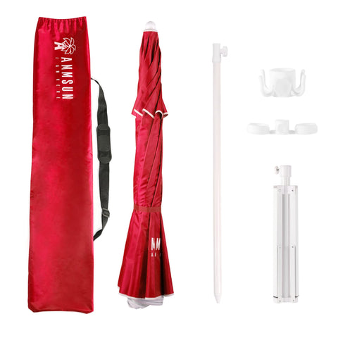 AMMSUN Shade Umbrella wind vent adds airflow and stability