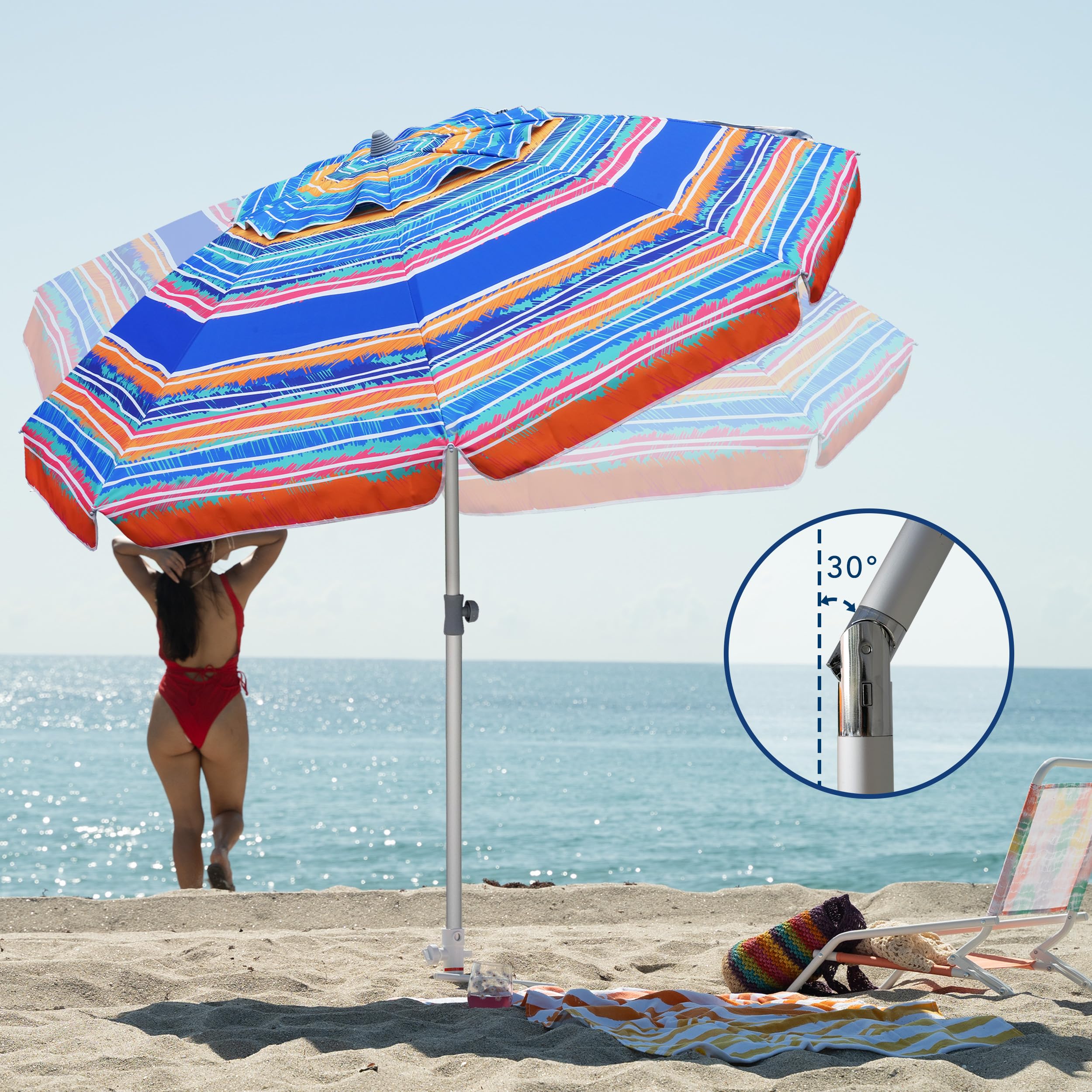 AMMSUN two-way tilt lets you adjust shade without moving.