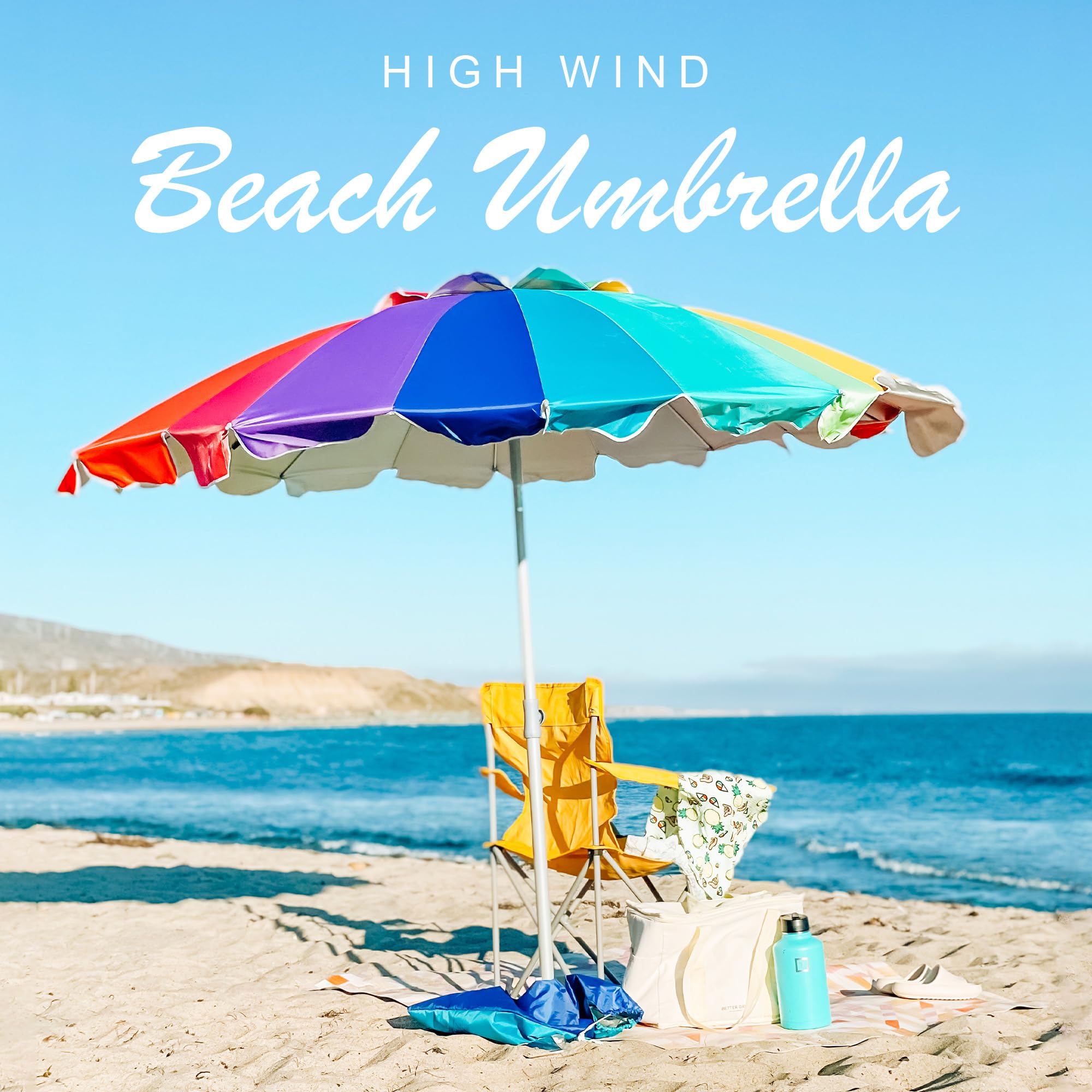 AMMSUN wind-stable umbrella vent enhances airflow and stability.