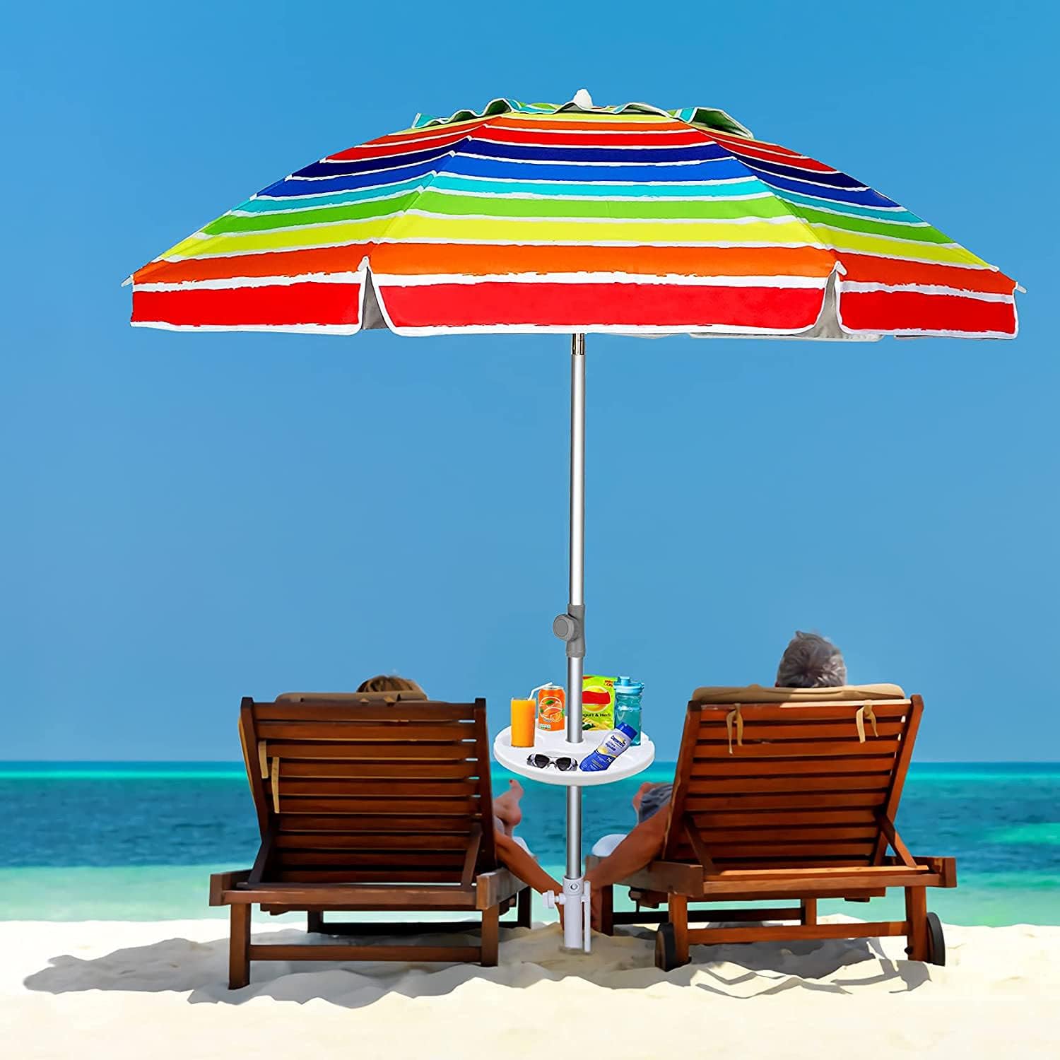 AMMSUN weather-resistant plastic protects snacks from sand and moisture.