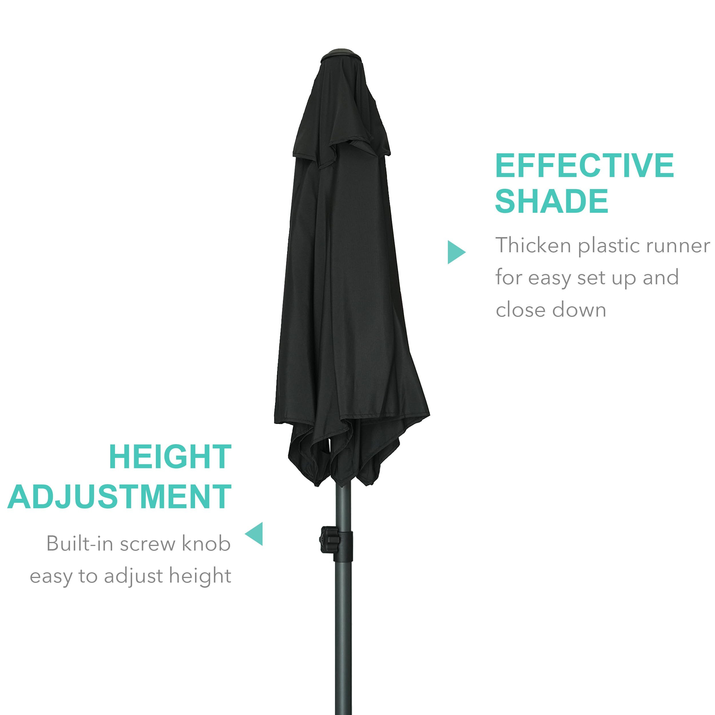 AMMSUN weather-resistant polyester fabric shown on a sunny outdoor setup.