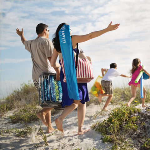 AMMSUN wind-stability design helps keep shade in windy spaces.