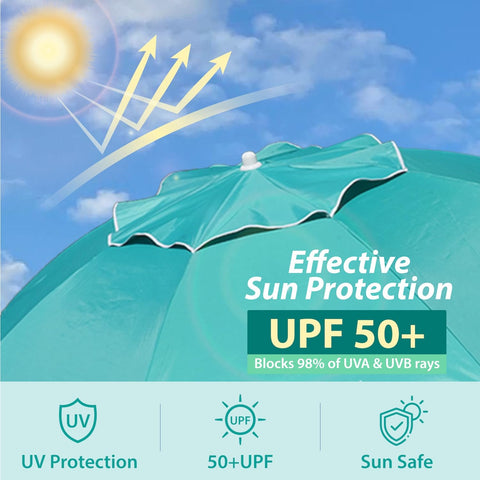 AMMSUN wind vent design enhances stability in breezy conditions.