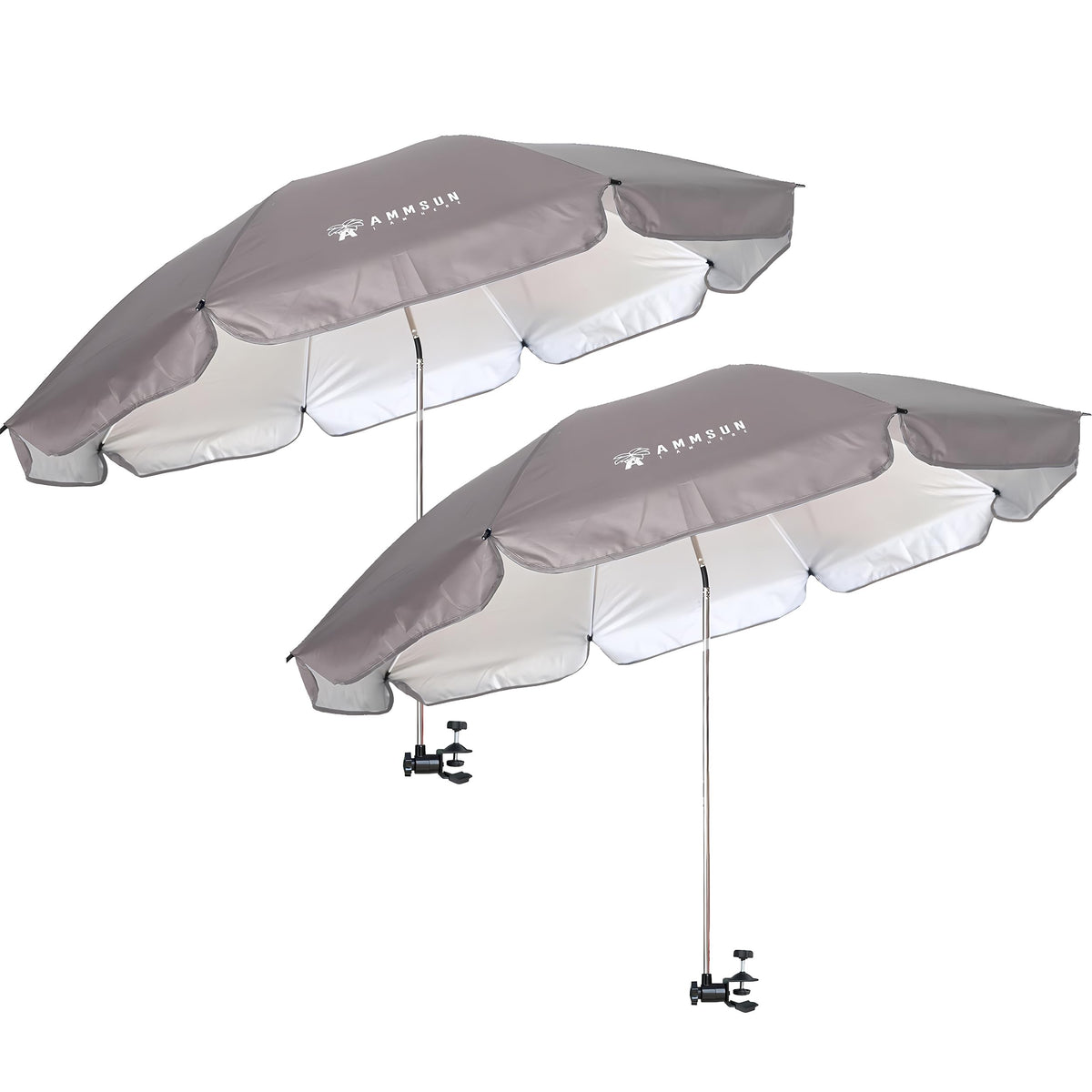 AMMSUN XL chair umbrella canopy tilt for adjustable shade on the go
