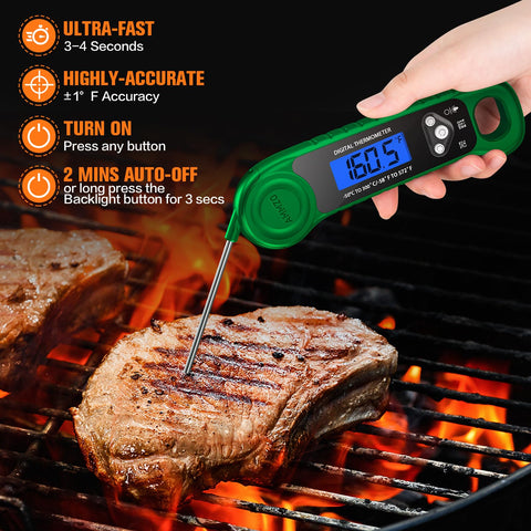 AMMZO waterproof IP67 thermometer for quick cleaning after cooking