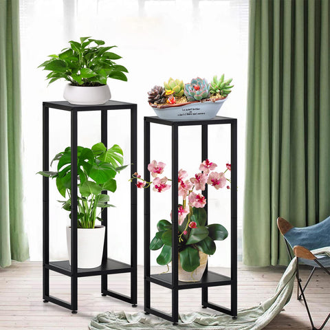 AMOOSON 37.4-inch tall stand elevates tall plants with stable support