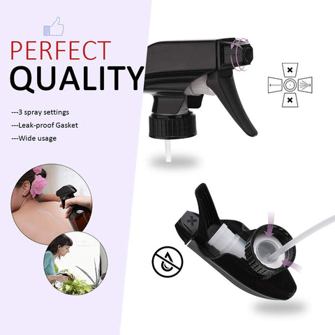 AMORIX adjustable nozzle shows mist, stream, off options.
