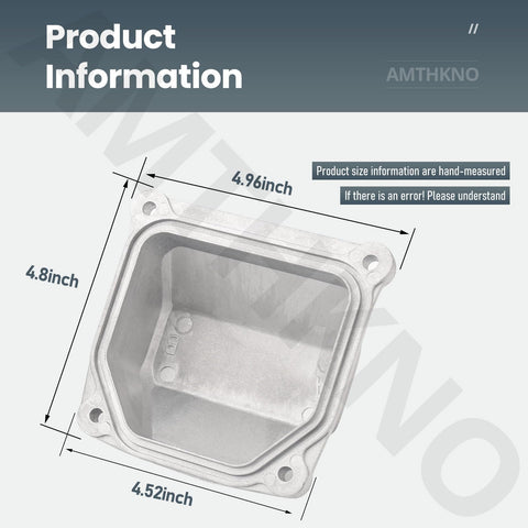 AMTHKNO aluminum valve covers upgrade kit boosts durability and heat resistance.