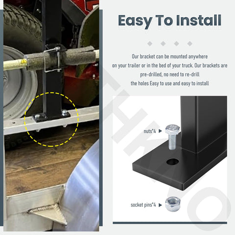 AMTHKNO anti-rust powder coating protects brackets in all weather