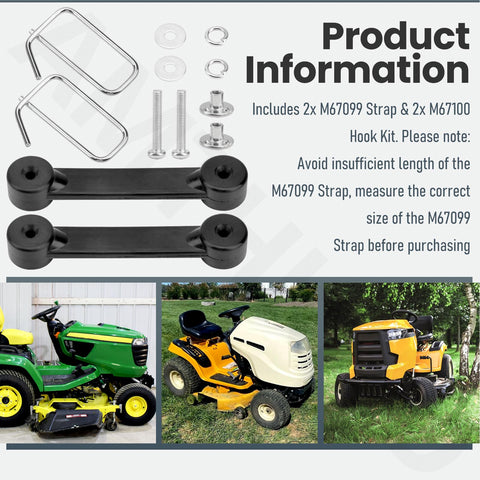 AMTHKNO two-straps-two-hooks bundle ensures complete kit.