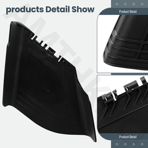 AMTHKNO discharge chute assembly supports multiple model numbers for broad fit.